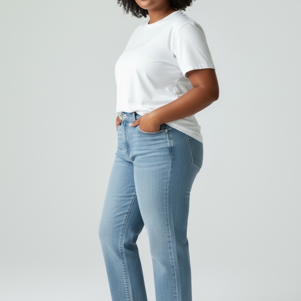 Madewell Light Blue Straight Leg Jeans
